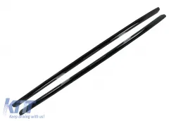 image-5-Dekoracyjne relingi dachowe aluminiowe boczne do Porsche Macan 2014-2023 czarne dekoracyjne