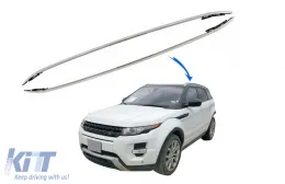 image-2-Dekoracyjne relingi dachowe Dla Range Rovera Evoque L538 2011-2018 Błyszczący aluminium Panoramiczny Dach