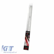 Dekoratív belső küszöbvédő univerzális Special Edition ezüst/króm 54cm x 3cm 2 db-image-6299534