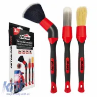 image-22-Detailing Brush Red Detailing Pro Feral Set 3 Pcs