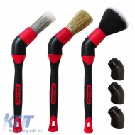 Detailing Brush Red Detailing Pro Feral Set 3 Pcs-image-6320847