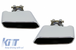 Diachvths aéra diplís exódou katállhlos gia BMW F10 F11 Sedan Touring 5 Series (2011-2017) 550i Schediasmós me Ákroi Exatmíseon Tetrágono Schediasmós-image-6004269