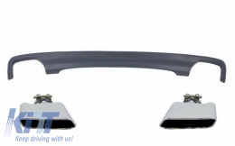 image-13-Diachvths aéra diplís exódou katállhlos gia BMW F10 F11 Sedan Touring 5 Series (2011-2017) 550i Schediasmós me Ákroi Exatmíseon Tetrágono Schediasmós