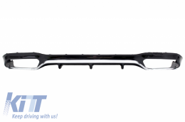 Diachvths aéra Píso Profulaktíras me Ákroi Exatmíseon Mavro katállhlo gia Mercedes E-Class W213 Grammí AMG (2016-2019) Schediasmós E63-image-6051984