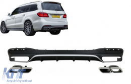 Diachvths aéra Píso Profulaktíras me Ákroi Exatmíseon katállhlos gia Mercedes GLS Class X166 SUV Ananéosh (09.2015-2019) GLS63 Schediasmós-image-6075358