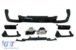 Diachvths balbídas Píso Profulaktíras me Chrómio exátmishs chromíou katállhlos gia BMW Seirá 2 F44 Gran Coupé (2020-up) M235I Schediasmós-image-6094586