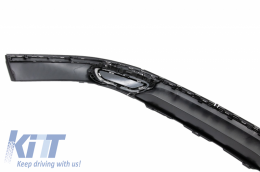 Diachvths Píso Profulaktíras profulaktíra katállhlos gia VW Passat B8 3G (2015-2019) Seirá R Schediasmós Twin Exhaust finírisma Chrómio-image-6048614