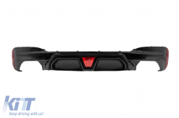 Diachýtis profylaktíra me LED gia BMW Seirá 5 G30 G31 17-2024 M5 Design Lamperó Mávro-image-6127108