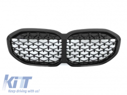 Diamond type kidneys black lacquer suitable for BMW Series 1 F40 after 2019 - ABGB6020879
