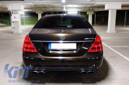 Diaskorpistís Píso Profulaktíra katállhlos gia Mercedes S-Class W221 (2005-2013) me Ákroi Exatmíseon-image-6020643