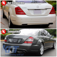 Diaskorpistís Píso Profulaktíra katállhlos gia Mercedes S-Class W221 (2005-2013) me Ákroi Exatmíseon-image-6061962