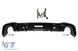 Diaskorpistís Píso Profulaktíra katállhlos gia VW Golf 8 Chátsmpak Mk8 MQB (2020-Up) Piáno Mavro-image-6097226