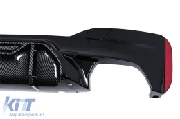 Diaskorpistís Píso Profulaktíra katállhlos gia BMW Seirá 5 G30 G31 Limouzína Touring (2017-2024) M5 Schediasmós Carbon Insertion-image-6128460