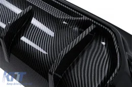 Diaskorpistís Píso Profulaktíra katállhlos gia BMW Seirá 5 G30 G31 Limouzína Touring (2017-2024) M5 Schediasmós Carbon Insertion-image-6128461