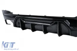 Diaskorpistís Píso Profulaktíra katállhlos gia BMW Seirá 5 G30 G31 Limouzína Touring (2017-2024) M5 Schediasmós Carbon Insertion-image-6128467