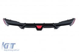 Diaskorpistís Píso Profulaktíra katállhlos gia BMW Seirá 5 G30 G31 Limouzína Touring (2017-2024) M5 Schediasmós Carbon Insertion-image-6128476