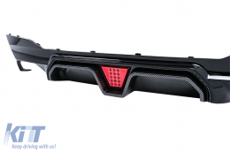 Diaskorpistís Píso Profulaktíra katállhlos gia BMW Seirá 5 G30 G31 Limouzína Touring (2017-2024) M5 Schediasmós Carbon Insertion-image-6128478