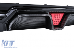 Diaskorpistís Píso Profulaktíra katállhlos gia BMW Seirá 5 G30 G31 Limouzína Touring (2017-2024) M5 Schediasmós Carbon Insertion-image-6128481