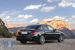 Diaskorpistís Píso Profulaktíra me Ákroi Exatmíseon katállhlos gia Mercedes C-Class W205 S205 Seirá Athlhtikí (2014-2020) C43 Schediasmós Pakéto nvchtas-image-6073450