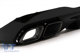 Diaskorpistís Píso Profulaktíra me Mavro Ákroi Exatmíseon katállhlos gia Mercedes C Class W206 S206 Seirá Athlhtikí (2021-Up) C63 Schediasmós-image-6095375