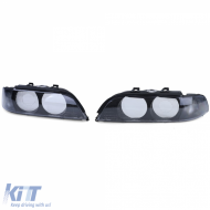 Diffuser lenses headlight glasses indicators smoke fits for BMW 5 Series E39 1995-2000-image-6264288