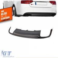image-55-DIFFUSER suitable for AUDI A5 SEDAN S5 DESIGN for STANDARD BUMPER 2007-2011