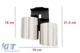 Diffuseur Air pour AUDI A4 B8 Facelift 12-15 Échappement Limousine Avant S4 Look--image-6055022