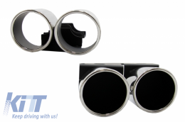 Diffuseur Air pour AUDI A4 B8 Facelift 12-15 Échappement Limousine Avant S4 Look--image-6055024