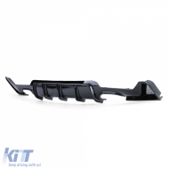 Diffuseur arrière brillant + sortie d'échappement au look sportif adapté pour BMW F32 F33 F36 425 428 430-image-6198704