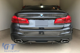 Diffuseur arrière & Conseils pour BMW 5 G30 G38 2016-2019 540 M Performance Look Carbone-image-6076834