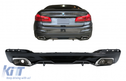 Diffuseur arrière & Conseils pour BMW 5 G30 G38 2016-2019 540 M Performance Look Carbone-image-6076900