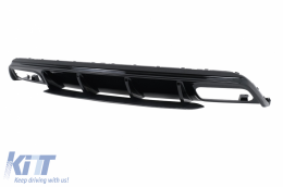 Diffuseur arrière Embouts D'échappement pour Mercedes W176 13-18 A45 Facelift Look-image-6047424