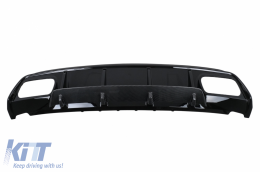Diffuseur arrière Embouts D'échappement pour Mercedes W176 13-18 A45 Facelift Look-image-6047426