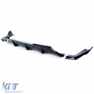 Diffuseur Arrière Look Performance Noir Brillant adapté pour BMW X5 F15 13-18-image-6264145