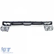 Diffuseur arrière look Shelby GT350 + doubles sorties d'échappement adaptées pour Ford Mustang 6 14-17-image-6193599