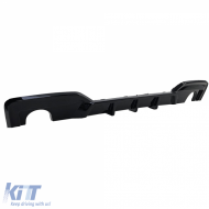 Diffuseur arrière Performance noir brillant adapté pour BMW Série 6 F12 F13 F06 640d 640i-image-6200372
