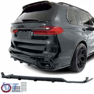 image-17-Diffuseur arrière Performance noir brillant adapté pour BMW X7 G07 à partir de 2019