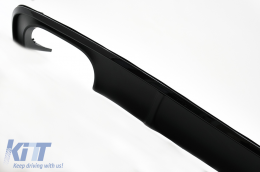 Diffuseur Arrière pour Audi A4 B9 8W Berline Avant 16-18 Noir S4 Design Pour S-line-image-6097127
