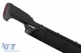 Diffuseur arrière pour BMW Série 5 G30 G31 Berline Touring 17-24 Design M5-image-6114584