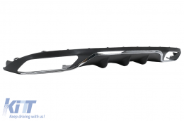 Diffuseur Arrière pour Mercedes E Classe W213 S213 16-19 E63 Look Chrome-image-6111994