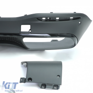 Diffuseur arrière sport avec sorties noires adapté pour Mercedes GLE V167 à partir de 18-image-6257587