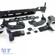 Diffuseur arrière sport avec sorties d'échappement chromées adapté pour Mercedes GLC X253 SUV 15-19-image-6202812