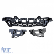 Diffuseur arrière sport + sorties d'échappement noires adaptées pour Mercedes CLS C257 2018-2023-image-6208388