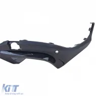 Diffuseur arrière sport + sorties d'échappement noires adaptées pour Mercedes GLC X253 19-22 facelift-image-6257821