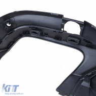 Diffuseur arrière sport + sorties d'échappement noires adaptées pour Mercedes GLC X253 19-22 facelift-image-6257824
