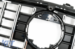 Diffuseur Astuces Grille Chrome pour Mercedes CLA X118 C118 Sport Line 19+ CLA35 Look-image-6080493