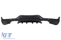 Diffuseur Échappement Argent Conseils pour Mercedes GLC Coupé Facelift C253 20-GLC63 Look-image-6084495