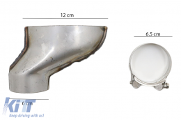 Diffuseur Échappement Conseils pour Audi A7 4G Facelift 2015+ RS7 Look seul pour S7 S-Line-image-6020693