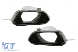 Diffuseur Échappement Conseils pour BMW 3 G20 G28 Sedan G21 Touring 19+ M340i M Look Noir-image-6094346