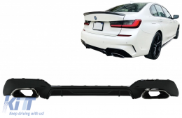 Diffuseur Échappement Conseils pour BMW 3 G20 G28 Sedan G21 Touring 19+ M340i M Look-image-6096969